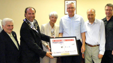 BCI PRESENTED WITH AWARD FROM KING TOWNSHIP